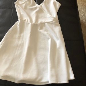 Mini white dress